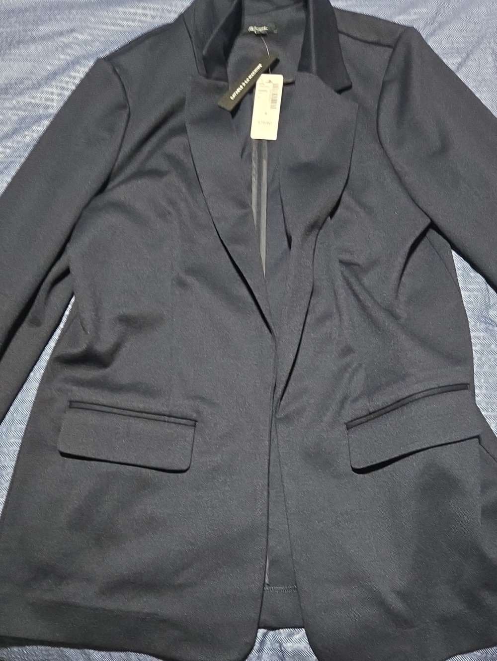 Reitmans Navy Tailored Blazer Jacket